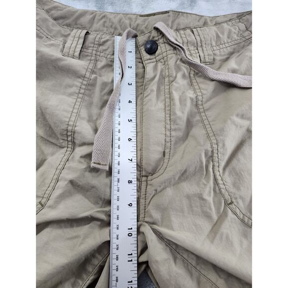 Eddie Bauer Nylon Cargo Pants Size 35/30 Tan Outdoors Fishing Hunting Hiking - Picture 12 of 15
